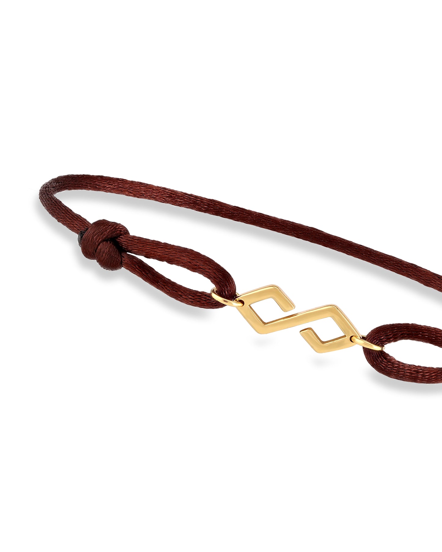 Bond Bracelet Gold - Brown