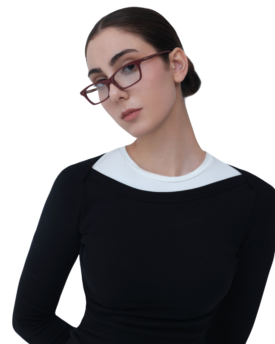 Billie - Burgundy Eyeglasses