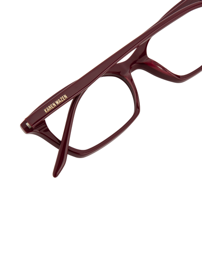 Billie - Burgundy Eyeglasses