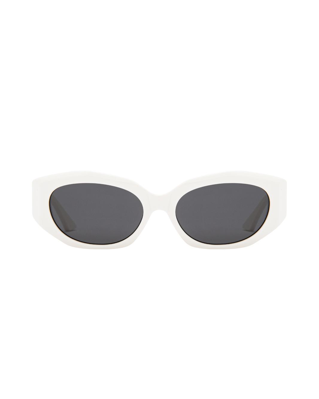 Blair - Cream on Black Sunglasses