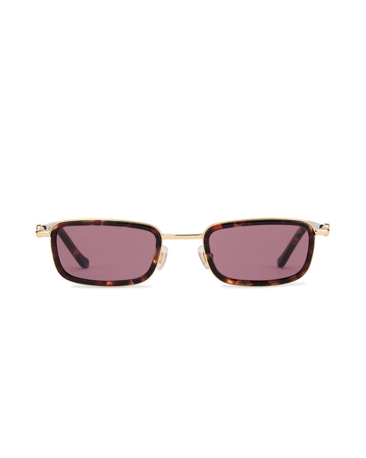 Blake - Purple on Tortoise Sunglasses