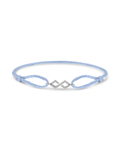 Bond Bracelet Silver - Light Blue