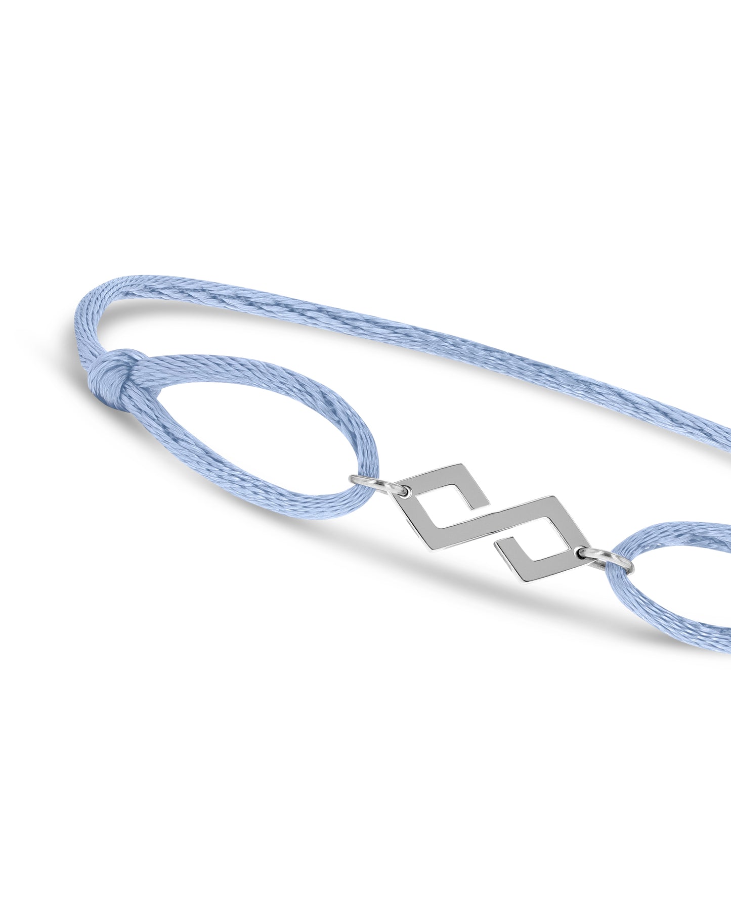 Bond Bracelet Silver - Light Blue