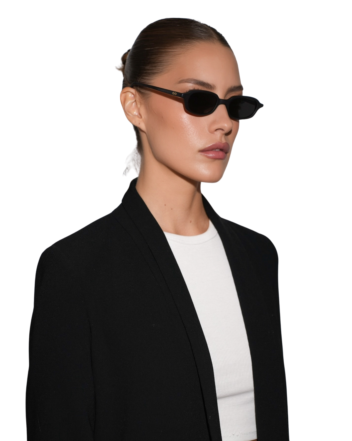 Carolyn - Matte Black Sunglasses - Image 4