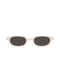 Carolyn - White Sunglasses