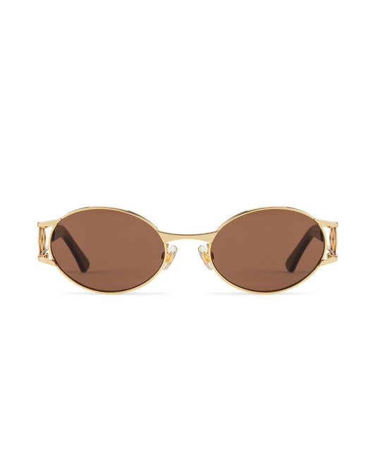 Carrie - Brown - Sunglasses - KAREN WAZEN