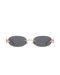 Cleo - Black on Gold Sunglasses