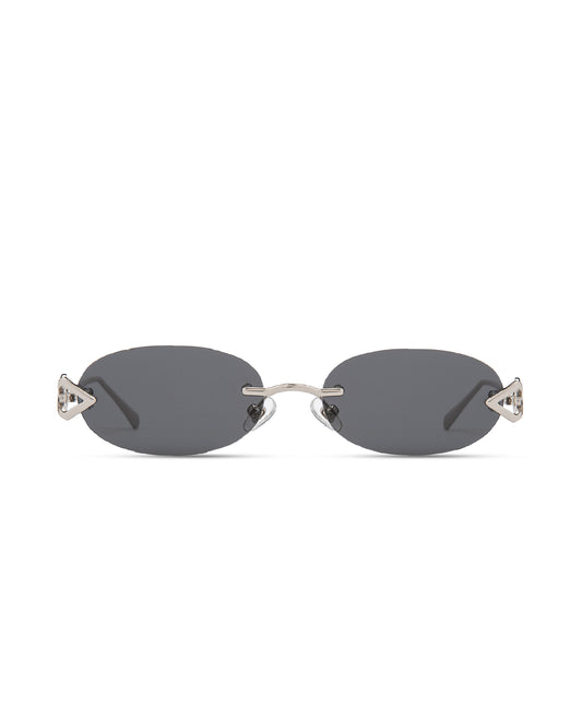 Cleo - Silver Sunglasses