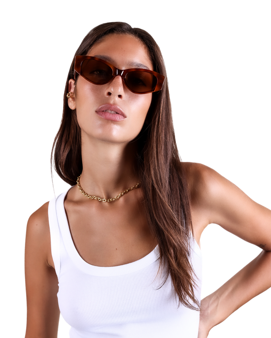 Dixy - Sandy Tortoise Sunglasses