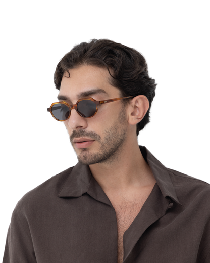 Drew - Amber Tortoise Sunglasses