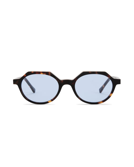 Drew - Blue on Tortoise Sunglasses