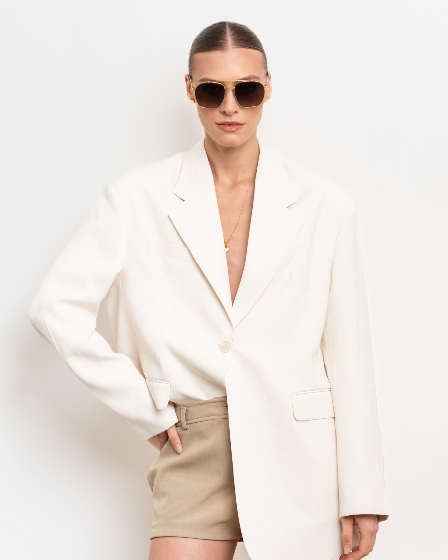 Ella - Brown Sunglasses