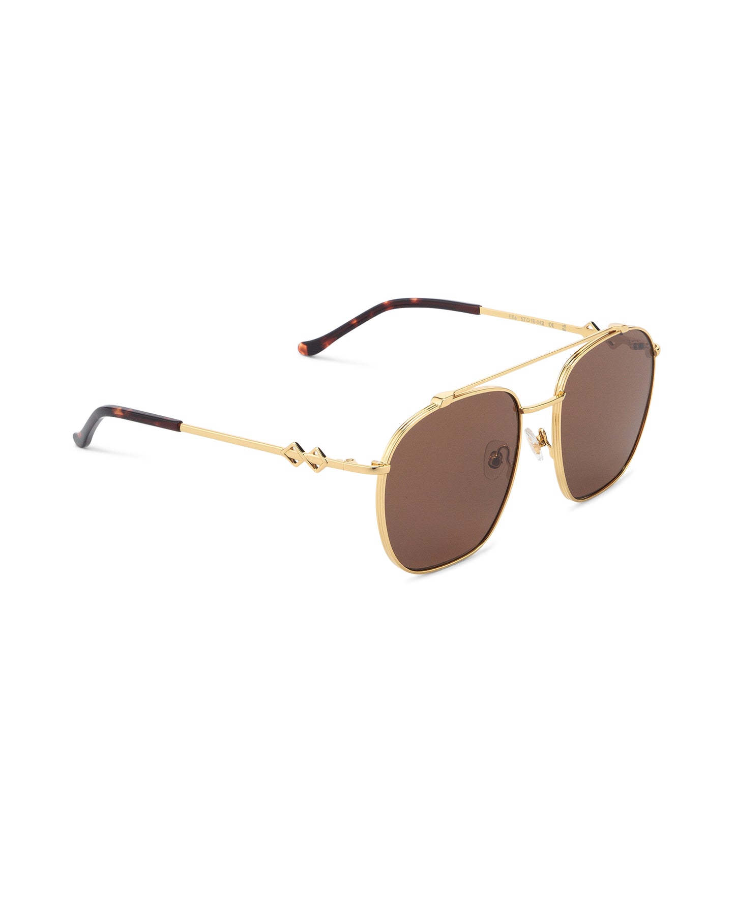 Ella - Brown Sunglasses