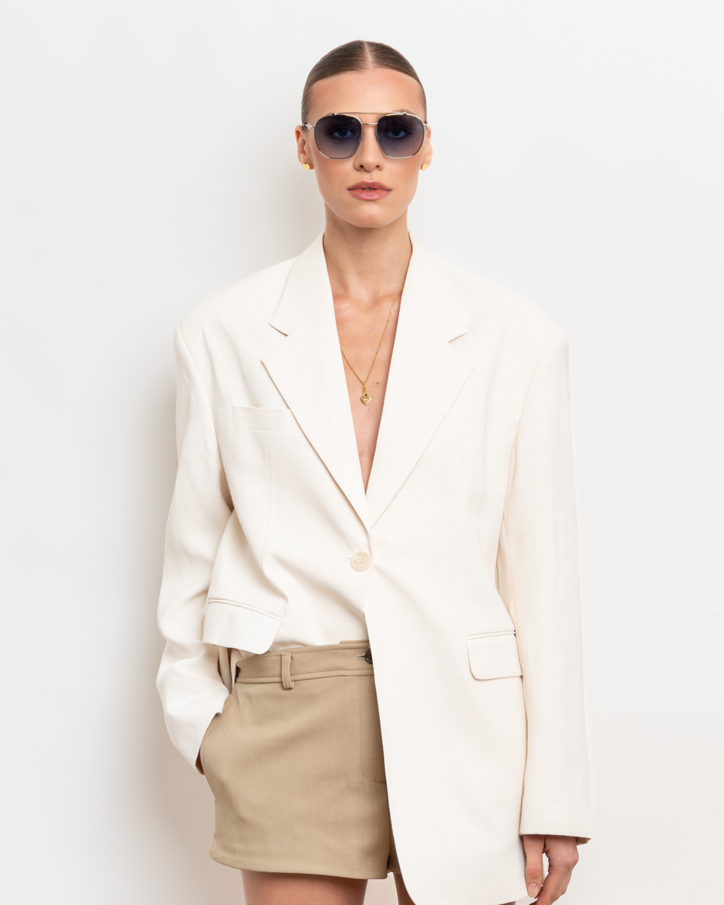 Ella - Light Blue Sunglasses