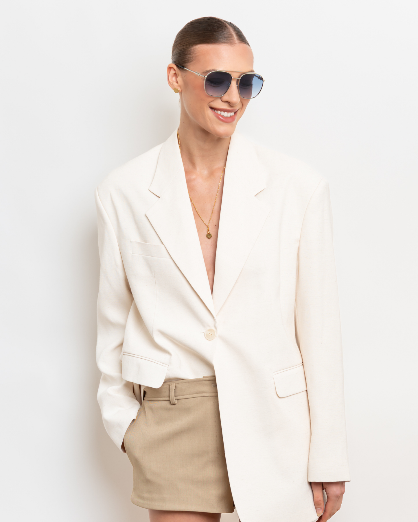 Ella - Light Blue Sunglasses
