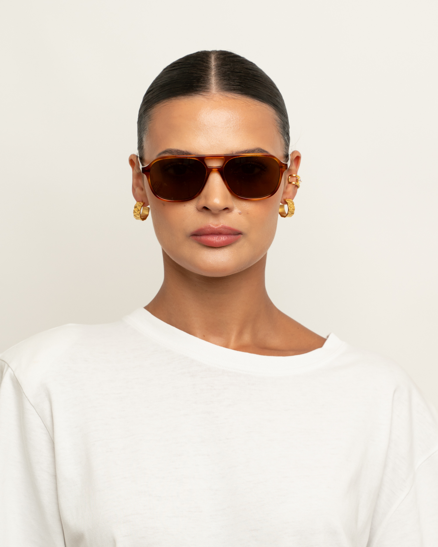 Elle - Honey Tortoise Sunglasses