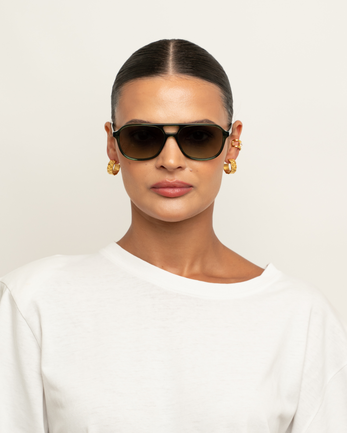 Elle - Olive Sunglasses