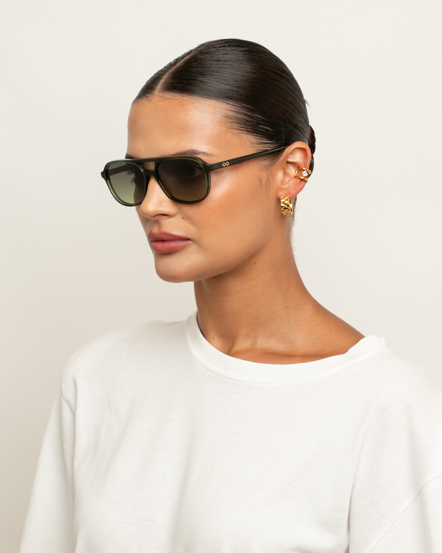 Elle - Olive Sunglasses