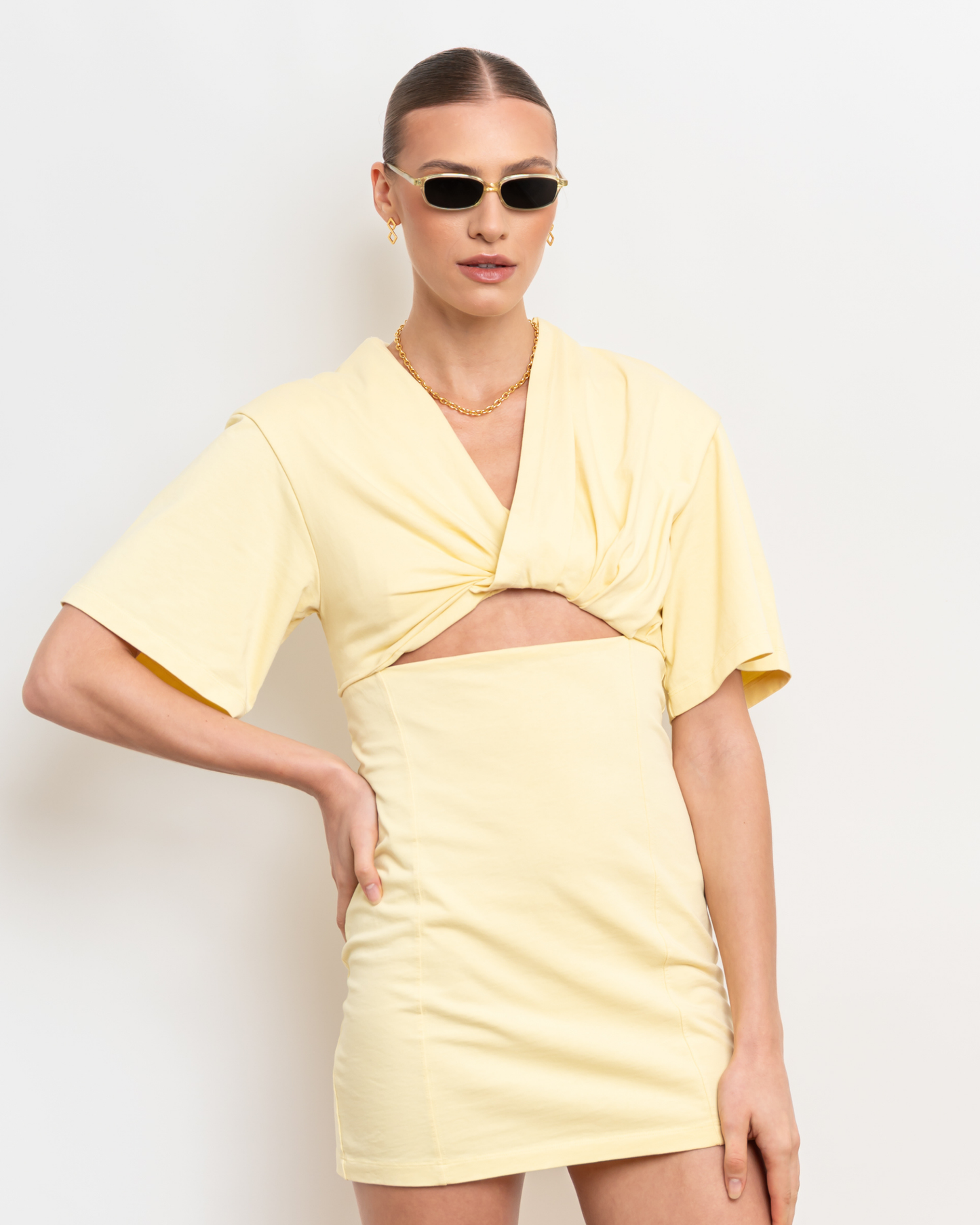 Gala - Black on Yellow Sunglasses