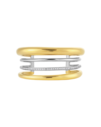 Halo Bangle - Gold