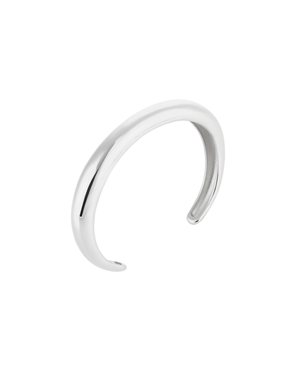 Halo Bangle (Single) - Silver