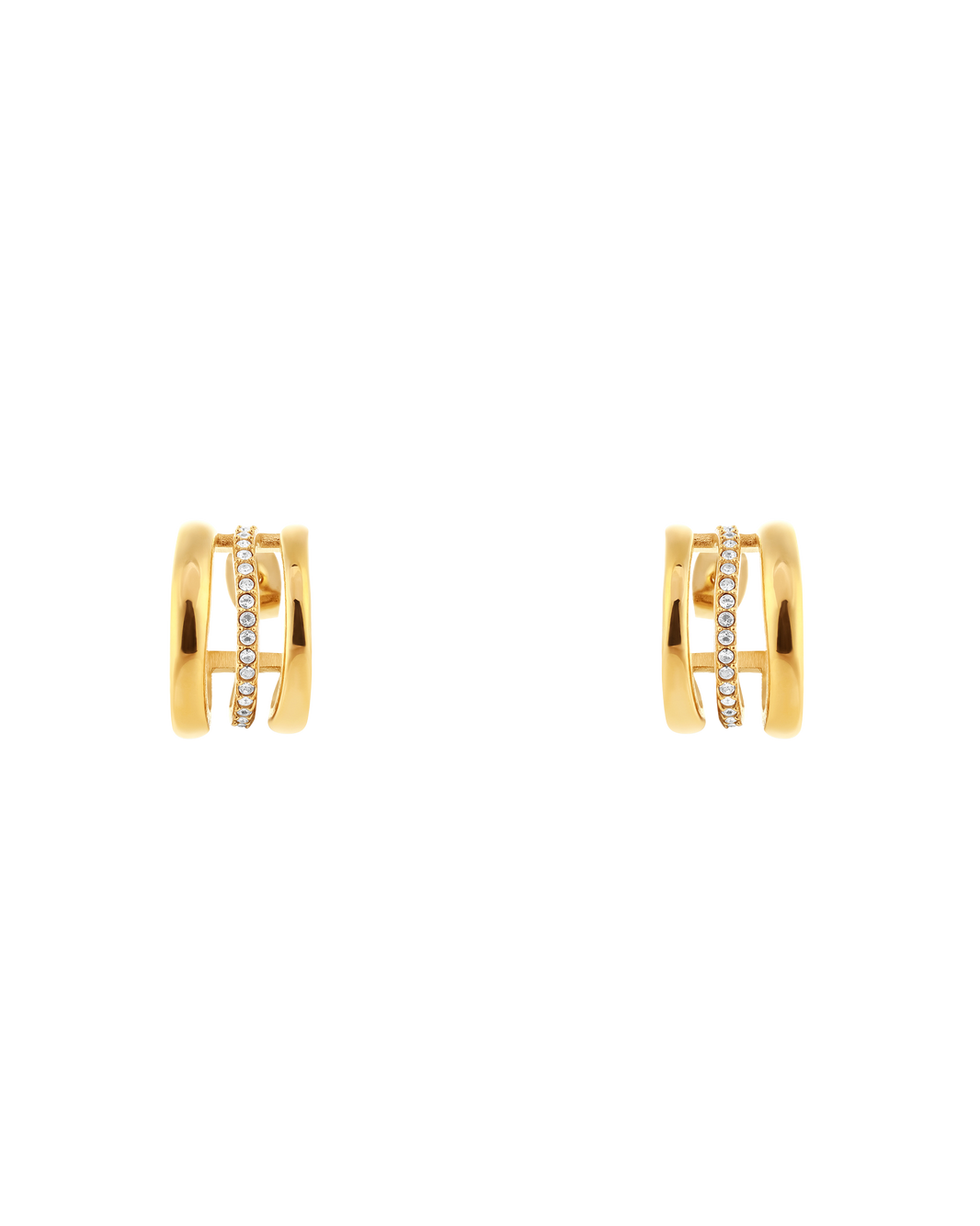 Halo Earrings - Gold
