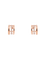 Halo Earrings - Rose Gold