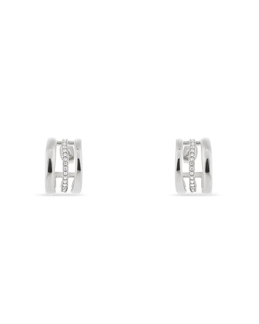 Halo Earrings - Silver