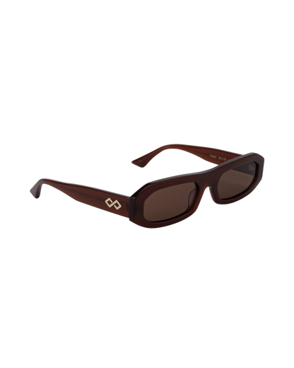 Hazel - Burgundy Sunglasses