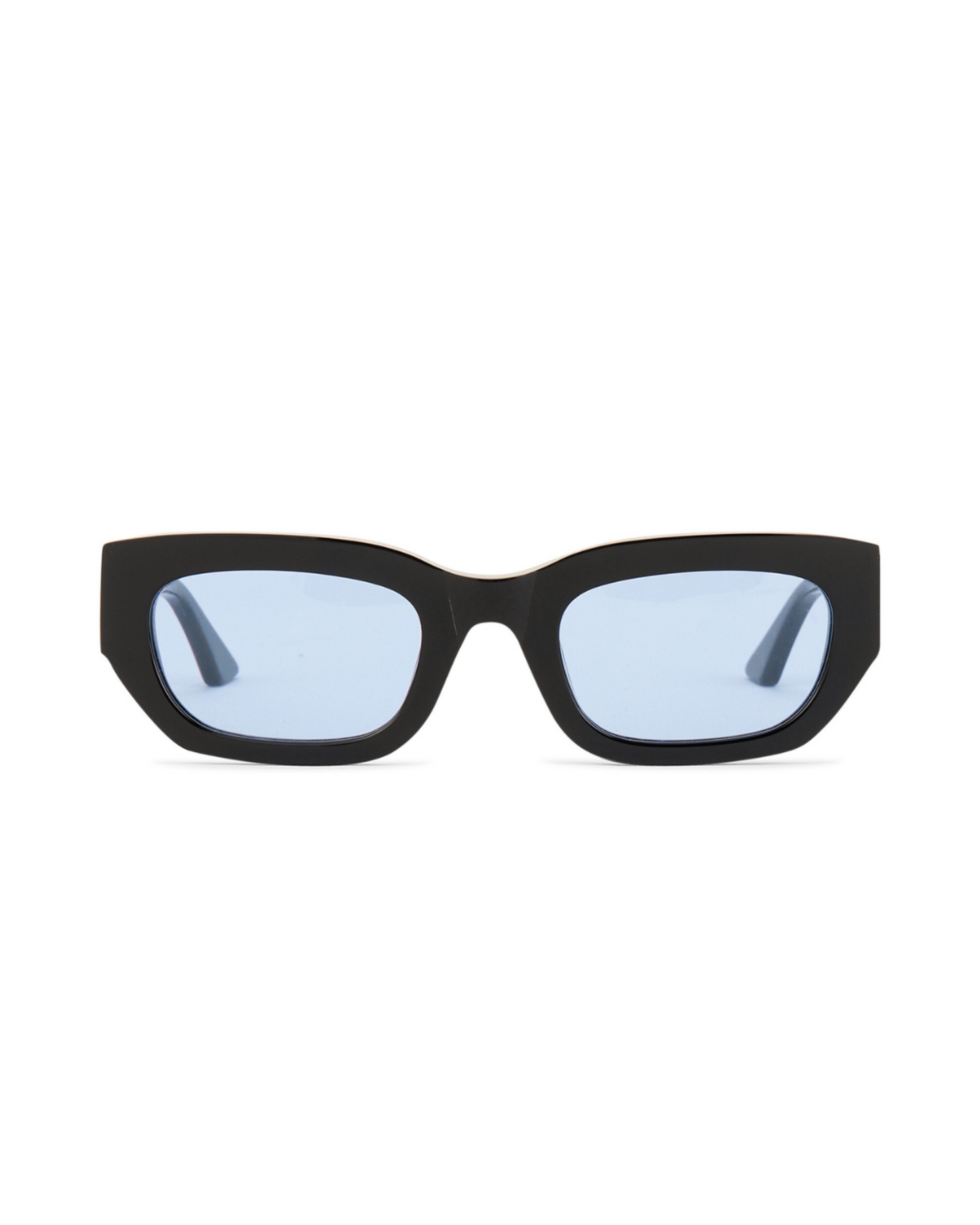 Ivy - Blue on Black Sunglasses