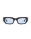 Ivy - Blue on Black Sunglasses