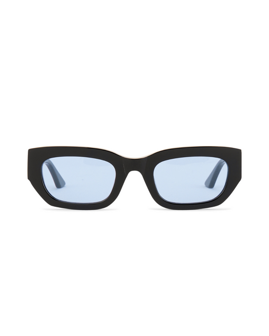 Ivy - Blue on Black Sunglasses