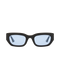 Ivy - Blue on Black Sunglasses