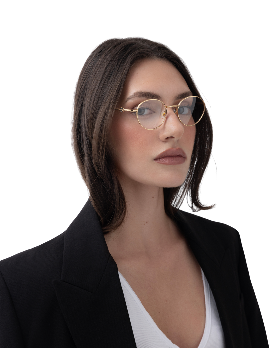 Jay - Gold Eyeglasses