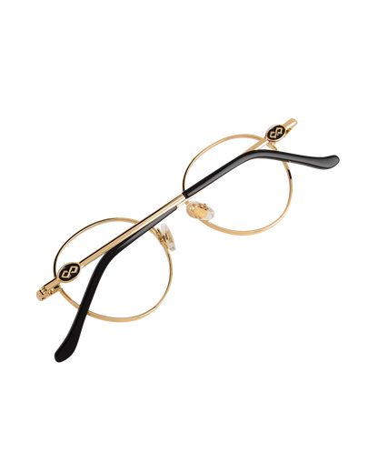 Jay - Gold Eyeglasses