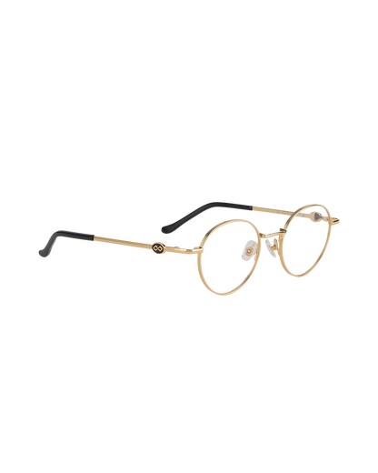 Jay - Gold Eyeglasses