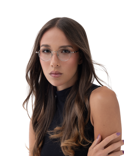Jay - Silver Eyeglasses