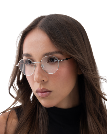 Jay - Silver Eyeglasses