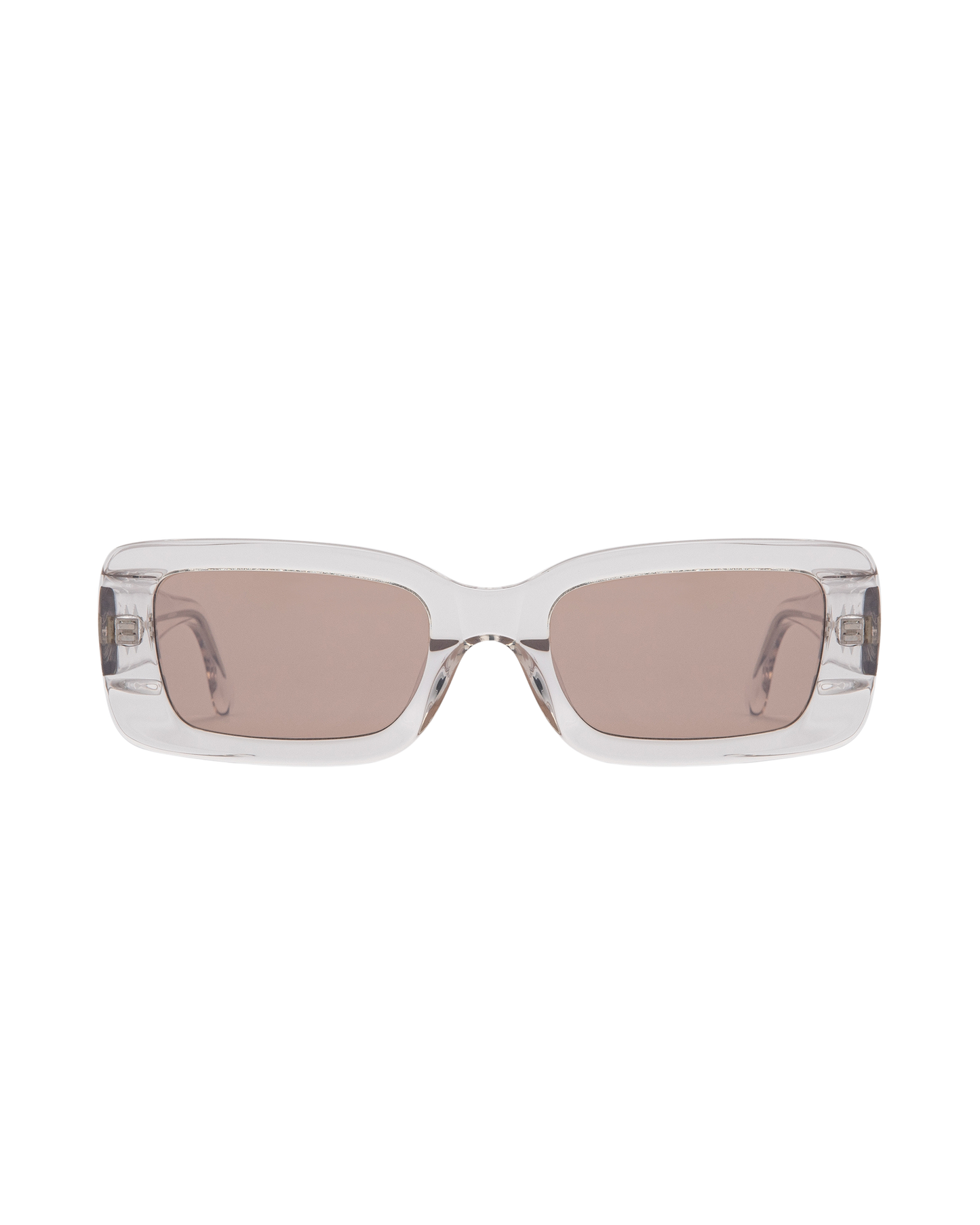 Kenny - Clear Brown Sunglasses