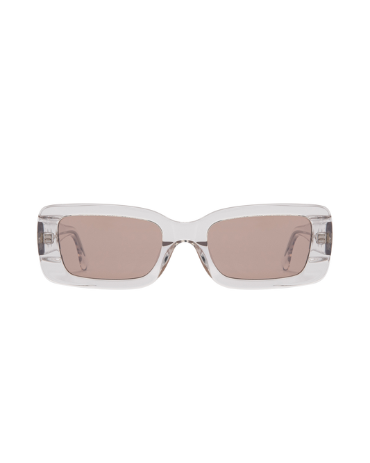 Kenny - Clear Brown Sunglasses