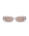 Kenny - Clear Brown Sunglasses