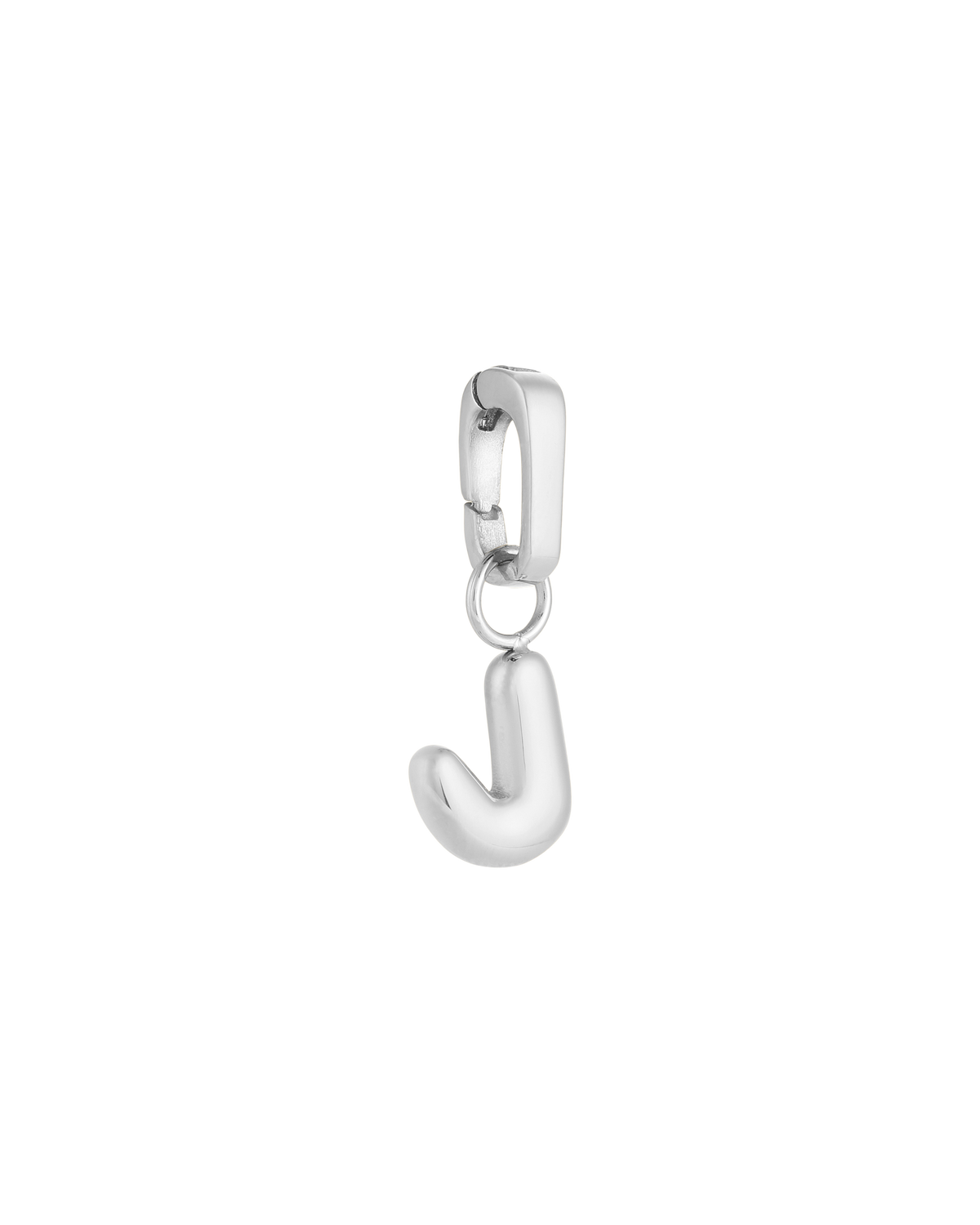 سلسال فضة بتعليقة حرف J من مجموعة رسائل الحب - Image 1