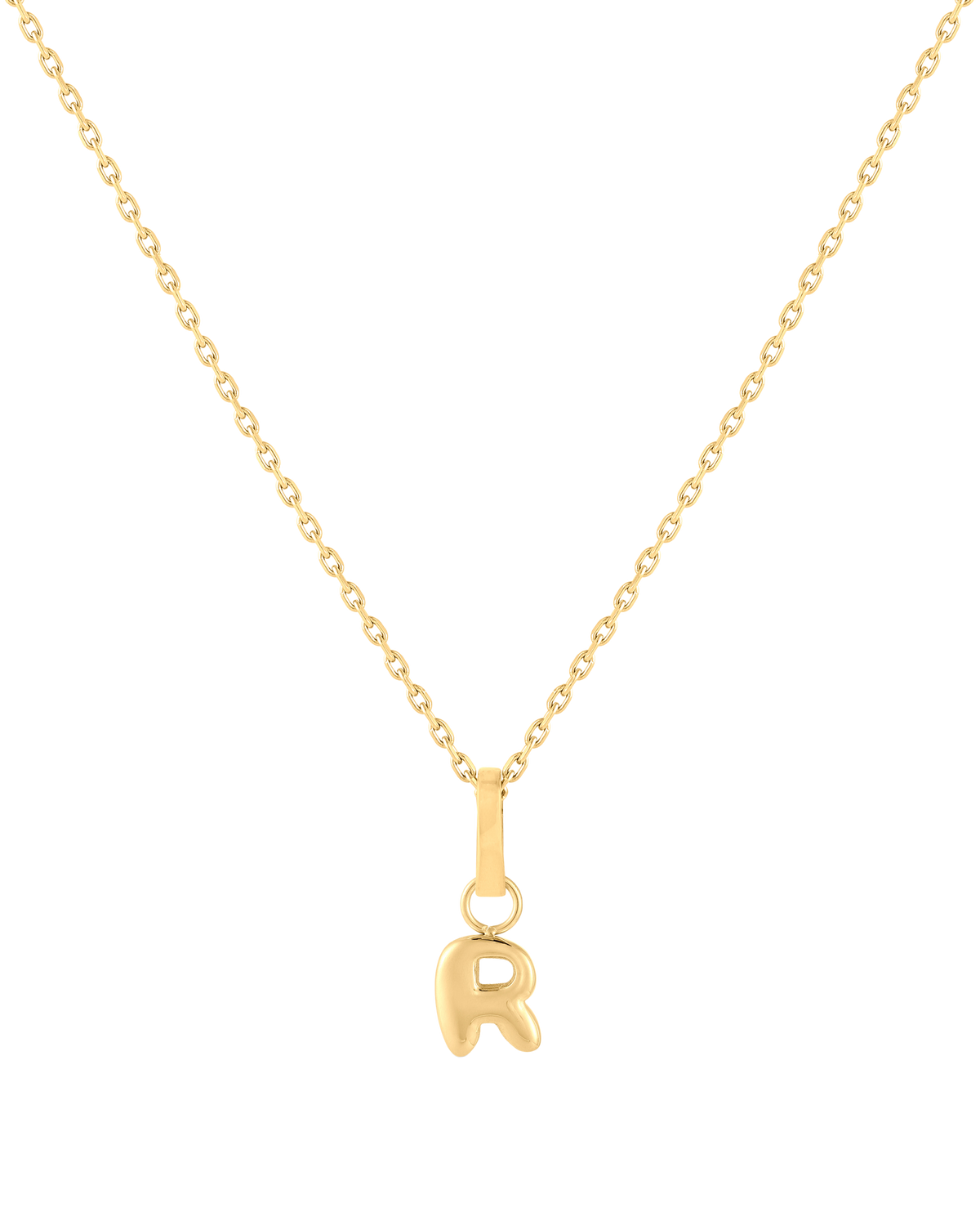 Letter R - Gold Charm - Image 3