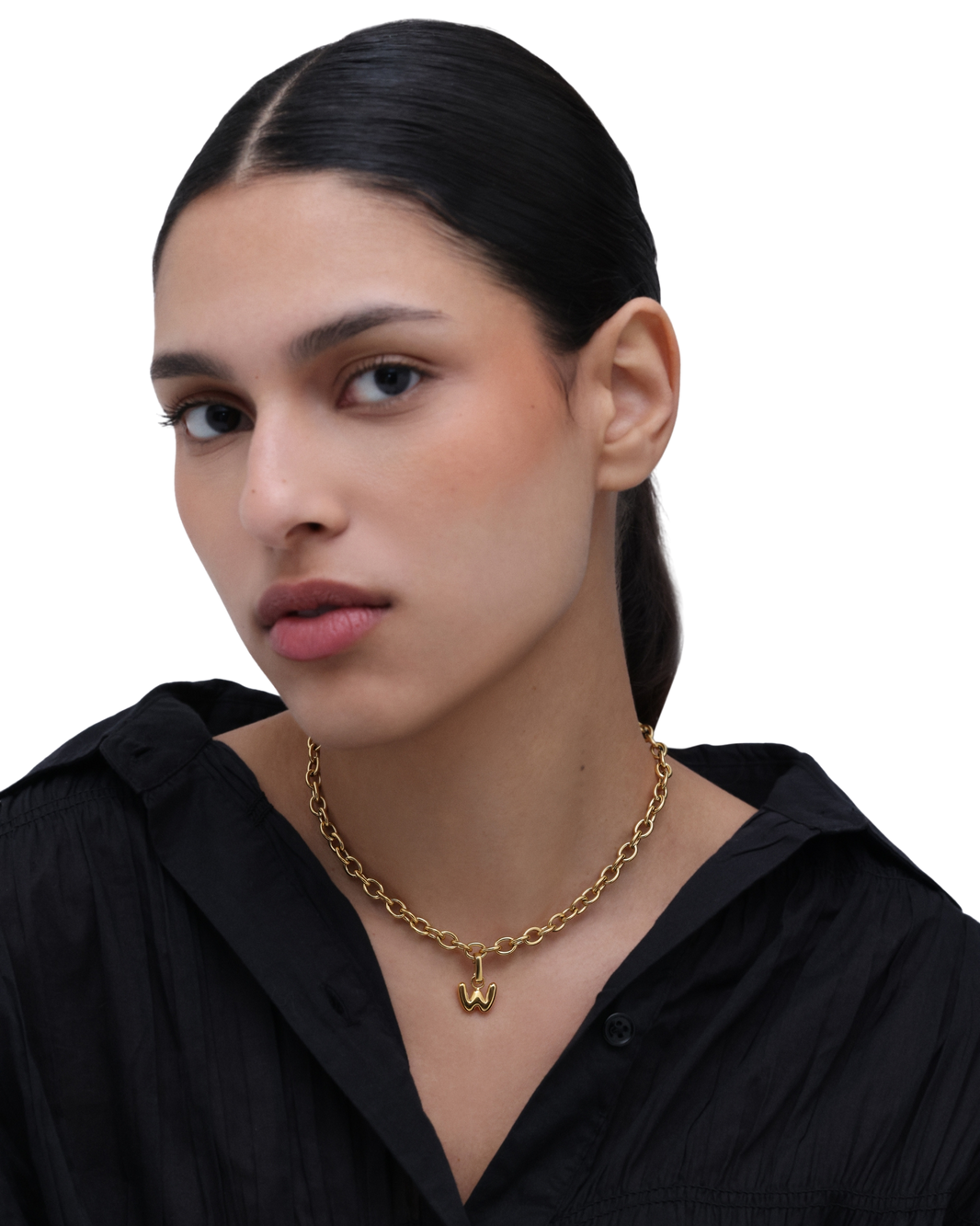 Love Letter Charm A - Gold
