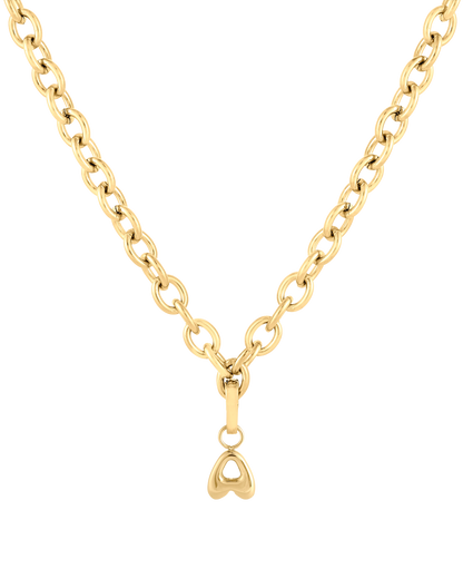 Love Letter Charm A - Gold