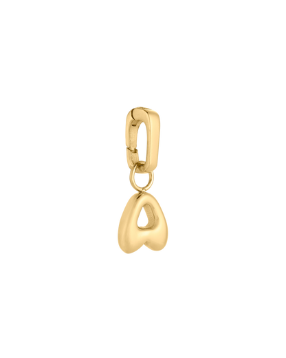 Love Letter Charm A - Gold