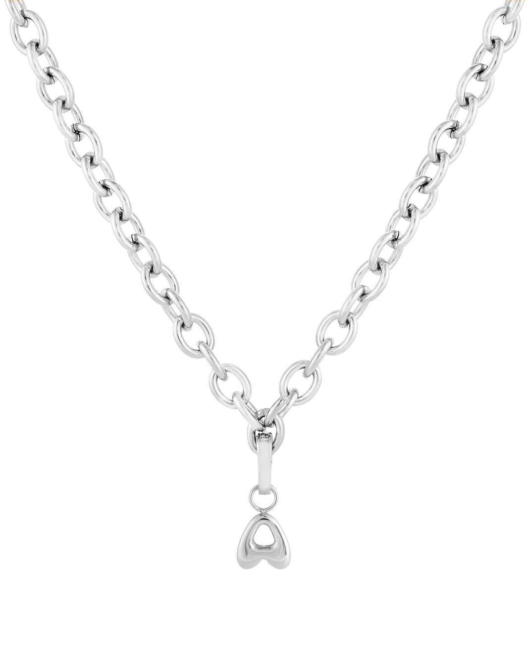 Love Letter Charm A - Silver