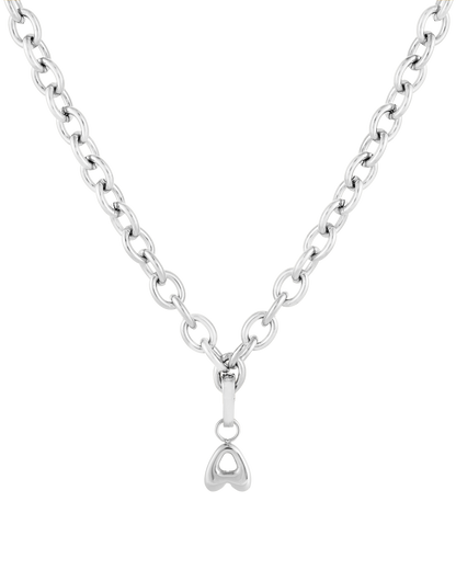 Love Letter Charm A - Silver