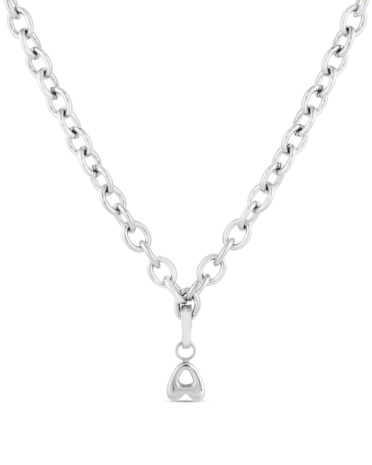 Love Letter Charm A - Silver