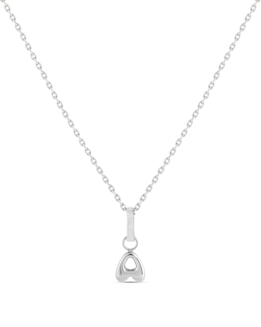Love Letter Charm A - Silver